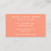 Ontwerp uw eigen Visitekaartjes aangepaste kleuren (Achterkant)