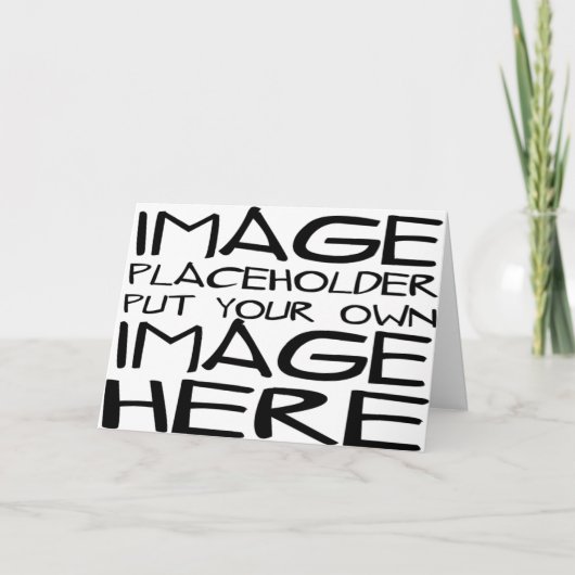 Ontwerp uw eigen Wenskaart Kaart (Voorkant)