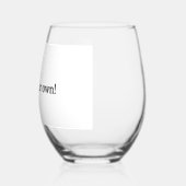 ontwerp uw eigen wijnglas zonder voet (Links)