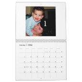 Ontwerp uw eigen witte fotokalender kalender (Jan 2026)