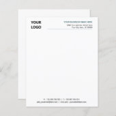 Ontwerp uw eigen zakelijke briefhoofd Sjabloon (Voorkant / Achterkant)