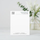 Ontwerp uw eigen zakelijke briefhoofd Sjabloon (Staand voorkant)