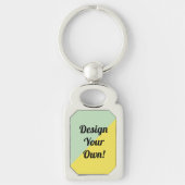 Ontwerp uw Gepersonaliseerd cadeautjes Sleutelhanger (Voorkant)