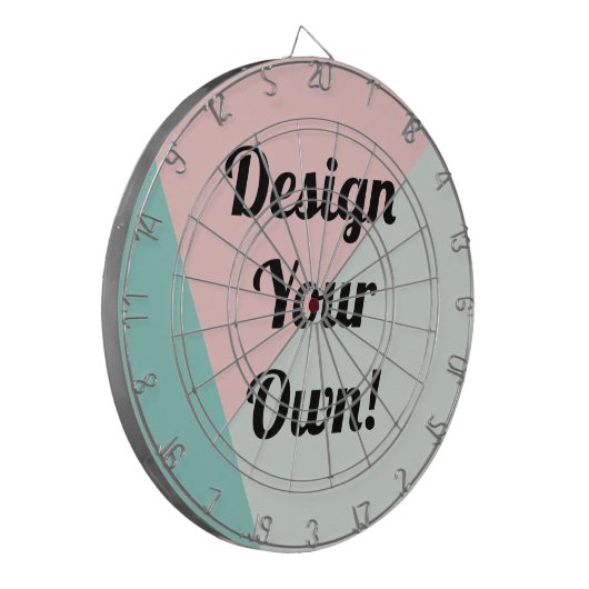 Ontwerp uw persoonlijke aangepaste cadeautjes dartbord (Voorkant Links)