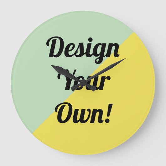 Ontwerp uw persoonlijke cadeautjes grote klok (Voorkant)