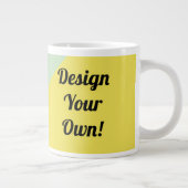 Ontwerp uw persoonlijke cadeautjes jumbo mok (Rechts)