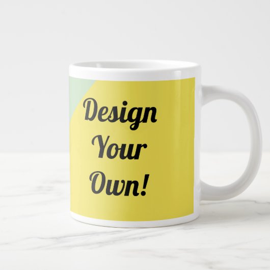 Ontwerp uw persoonlijke cadeautjes jumbo mok (Rechts)