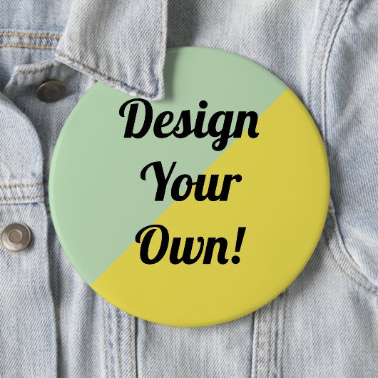 Ontwerp uw persoonlijke cadeautjes ronde button 6,0 cm (In situ)