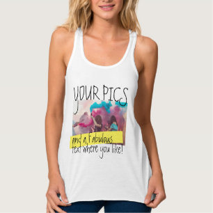 Ontwerp uw Tanktop! Gepersonaliseerde foto T-shirt