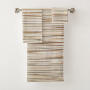 Ontwerp van abstracte bruine stutten bad handdoek