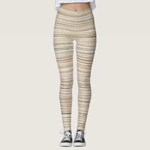 Ontwerp van abstracte bruine stutten leggings