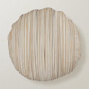 Ontwerp van abstracte bruine stutten rond kussen