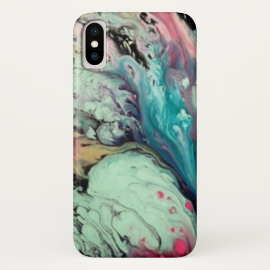 Ontwerp van abstracte Waterverf Case-Mate iPhone Case (Achterkant)