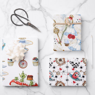 Ontwerp van Alice Tea Party Inpakpapier Vel