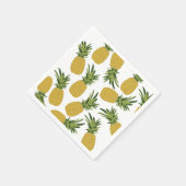 Ontwerp van ananas tropische vruchten servet (Hoek)