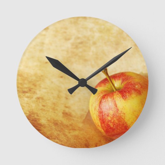 ontwerp van appel ronde klok (Voorkant)