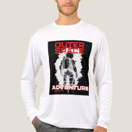 Ontwerp van astronaut die zweeft in de buitenruimt Tri-Blend shirt