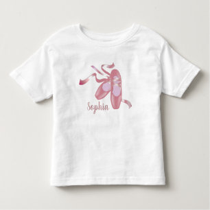 Ontwerp van balletschoenen kinder shirts