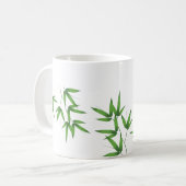 ontwerp van bamboeblad koffiemok (Voorkant links)