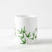 ontwerp van bamboeblad koffiemok (Center)