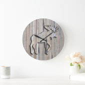 Ontwerp van Barn Wood Clock Grote Klok (Huis)