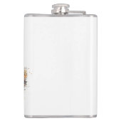 Ontwerp van beroemde landmarks heupfles (Achterkant)