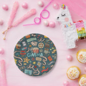 Ontwerp van bioscoopbioscoopbioscoopbioscoop papieren bordje (Feest)