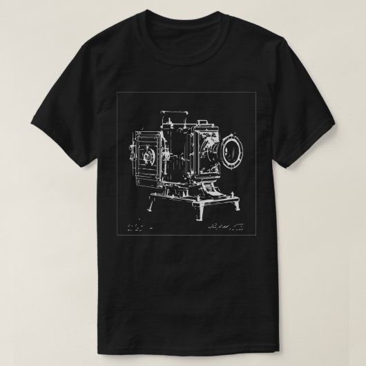  ontwerp van bioscoopcamera t-shirt (Design voorkant)