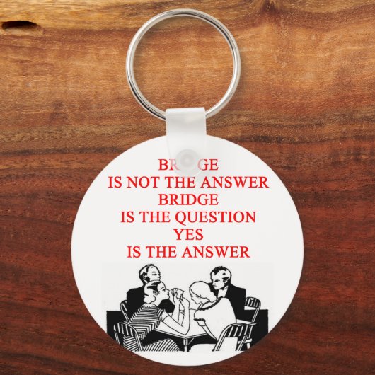 ontwerp van brugspeler sleutelhanger (Voorkant)