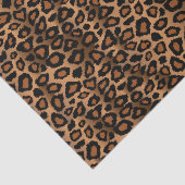 Ontwerp van bruin leopard tissuepapier (Detail)