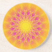 Ontwerp van coasters Mandala Zandsteen Onderzetter (Voorkant)