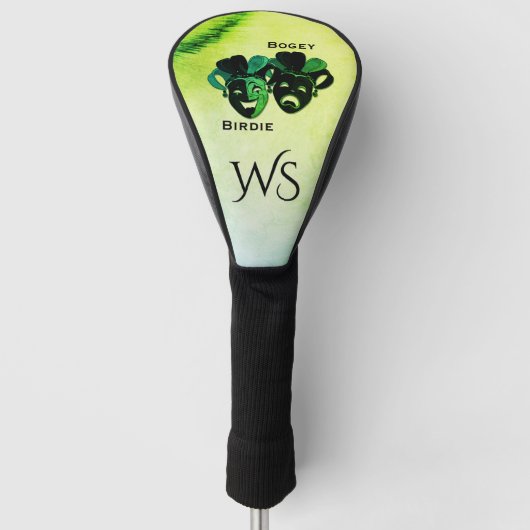 Ontwerp van comedy en tragedie theater Green Golfheadcover (Voorkant)