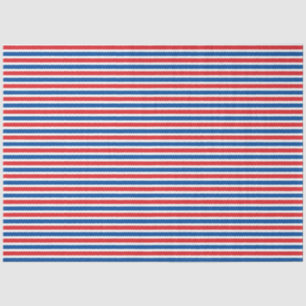 Ontwerp van de Amerikaanse Red White- en Blue-reek Tissuepapier