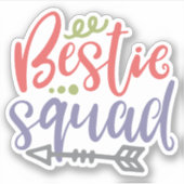 Ontwerp van de beste vierkant sticker (Voorkant)