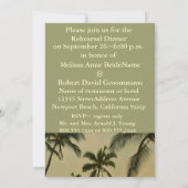 Ontwerp van de binnenpalmstructuur van het repetit kaart (Achterkant)