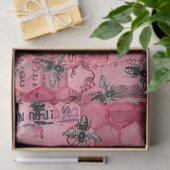 Ontwerp van de Bourgogne Bee-reeks - twaalf Tissuepapier (Geschenk)