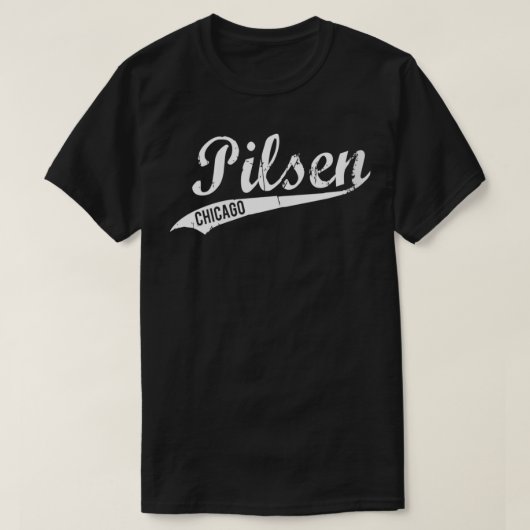 ontwerp van de Chicago Pilsen-buurt T-shirt (Design voorkant)
