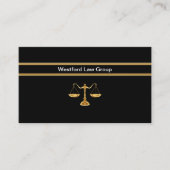 Ontwerp van de Classy Law Kantoor Attorney Visitek Visitekaartje (Voorkant)