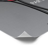 Ontwerp van de cocktailparty-uitnodiging poster (Hoek)