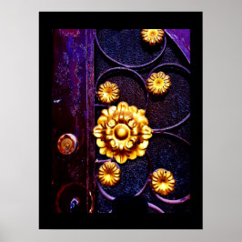 Ontwerp van de deur poster