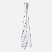 Ontwerp van de Eiffeltower voor DIY Monogram Stropdas (Voorkant)