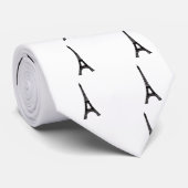 Ontwerp van de Eiffeltower voor DIY Monogram Stropdas (Opgerold)