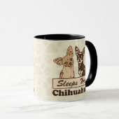 Ontwerp van de eigenaars van Chihuahuas Mok (Voorkant rechts)