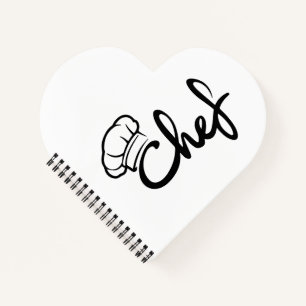 Ontwerp van de elegantie apron voor chefs notitieboek