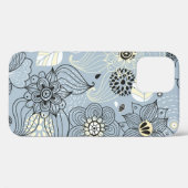 Ontwerp van de Floral herfst Case-Mate iPhone Case (Achterkant (horizontaal))