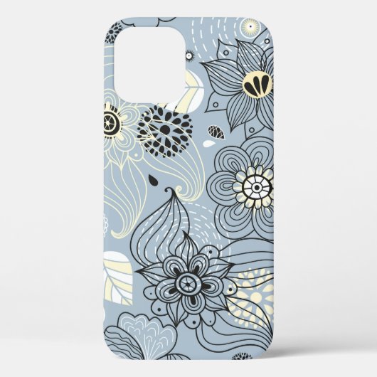 Ontwerp van de Floral herfst Case-Mate iPhone Case (Achterkant)