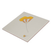 Ontwerp van de Floral-samenstelling Tegeltje (Zijkant)