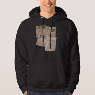 ontwerp van de gewenste poster collage coole hoes hoodie