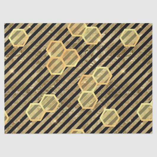 Ontwerp van de glam Honeycomb-reeks #18 Weefselpap Tissuepapier (Voorkant)