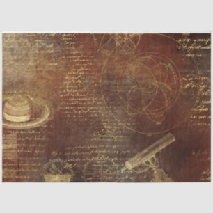 Ontwerp van de Gold Galileo-reeks 9 Tissuepapier